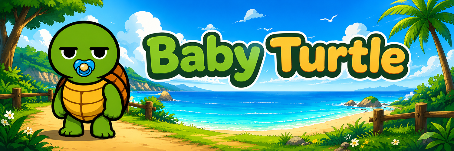 Baby Turtle Banner